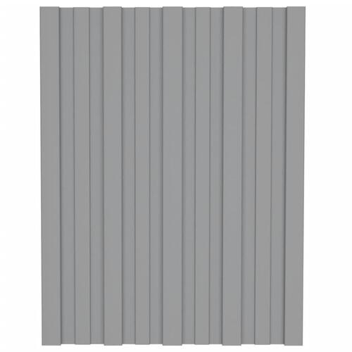 Tagplader 36 stk. 60x45 cm galvaniseret stål grå