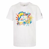 Børne Kortærmet T-shirt Nike Sport Splash Hvid 3 år