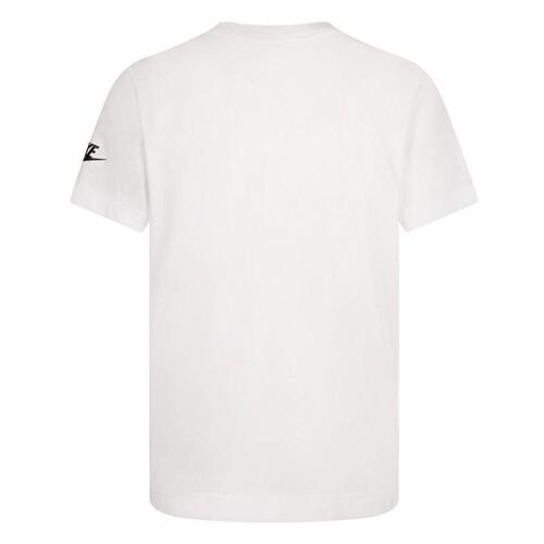 Børne Kortærmet T-shirt Nike Sport Splash Hvid 3 år