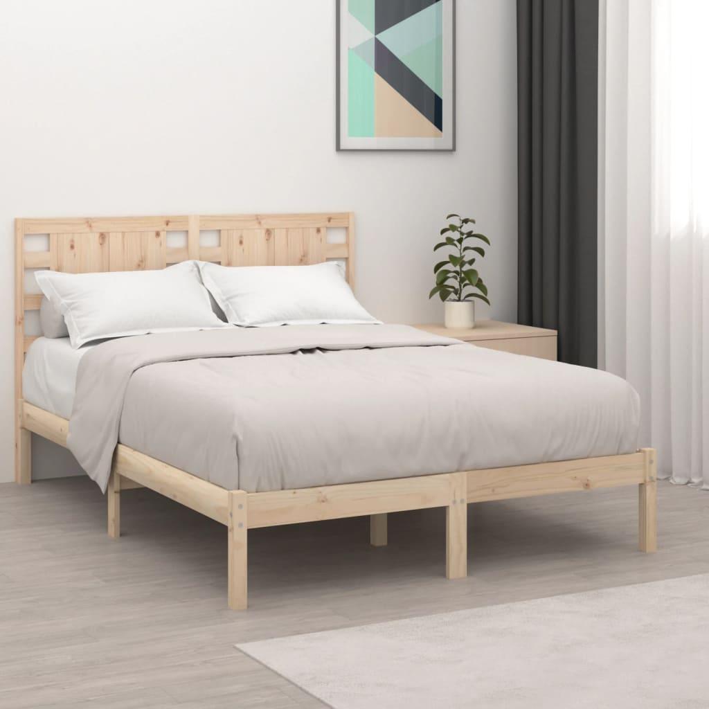 Sengeramme 120x190 cm massivt træ