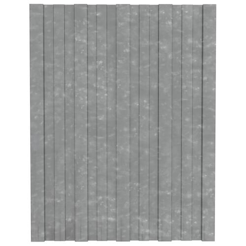 Tagplader 12 stk. 60x45 cm galvaniseret stål sølvfarvet