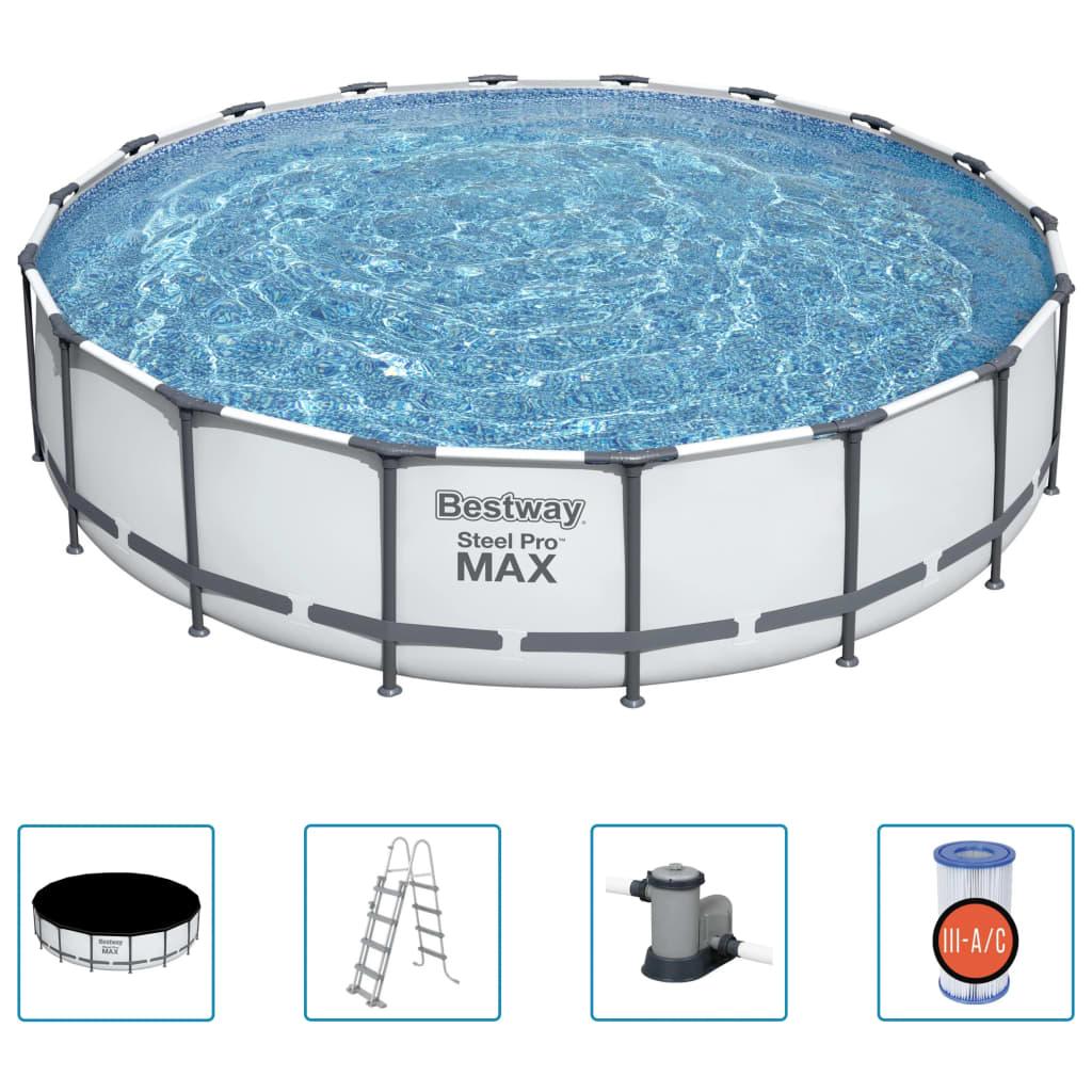 Bestway Steel Pro MAX swimmingpoolsæt 549x122 cm