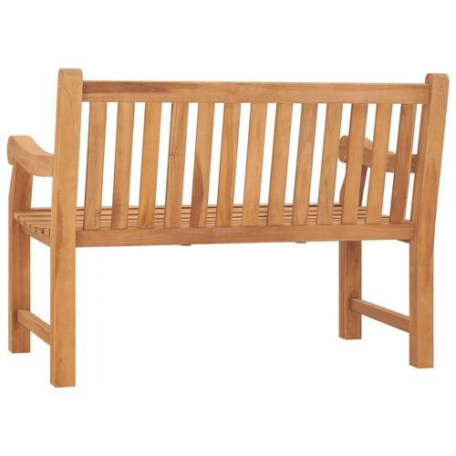 Havebænk 114 cm massivt teaktræ