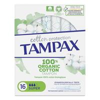 Super tamponer ORGANIC Tampax Tampax Organic Super (16 uds) 16 enheder