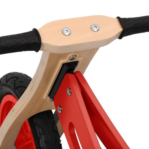 Løbecykel med luftdæk rød