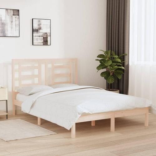 Sengeramme 140x190 cm massivt fyrretræ