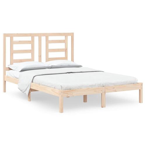 Sengeramme 140x190 cm massivt fyrretræ