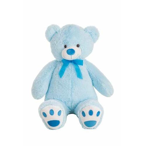 Bamse Bjørn Blå 100 cm