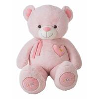 Bamse Valentin Pink Bjørn 140 cm