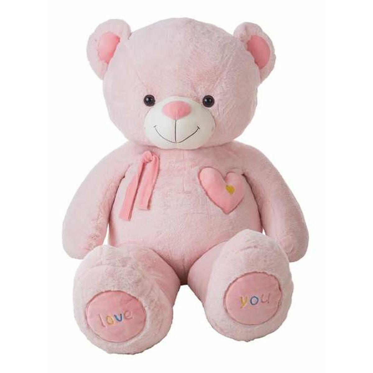 Bamse Valentin Pink Bjørn 140 cm