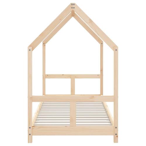 Sengeramme til juniorseng 80x200 cm massivt fyrretræ