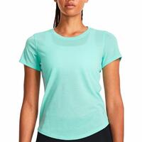 Kortærmet T-shirt til Kvinder Under Armour Streaker Ss Akvamarin M