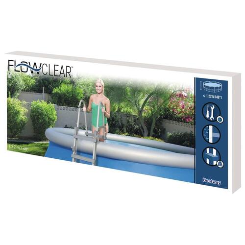 Bestway Flowclear poolstige med 4 trin 122 cm