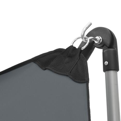 Hængekøje med foldbart stativ grå