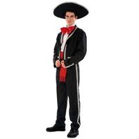 Kostume til voksne 4 Dele Mexicansk mand XL