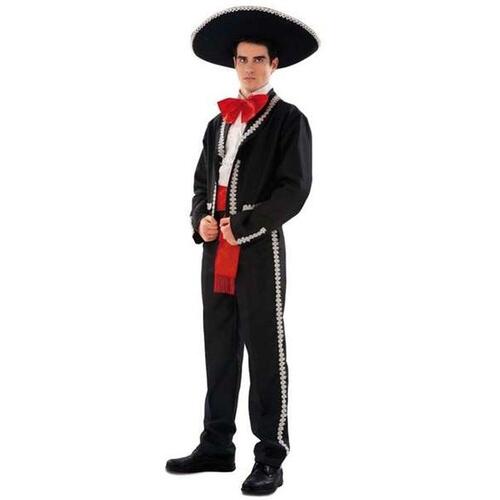 Kostume til voksne 4 Dele Mexicansk mand XL