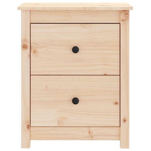 Sengeborde 2 stk. 50x35x61,5 cm massivt fyrretræ