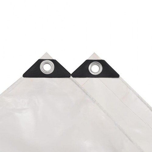 Presenning 650 g/m² - 6 x 8 m, hvid
