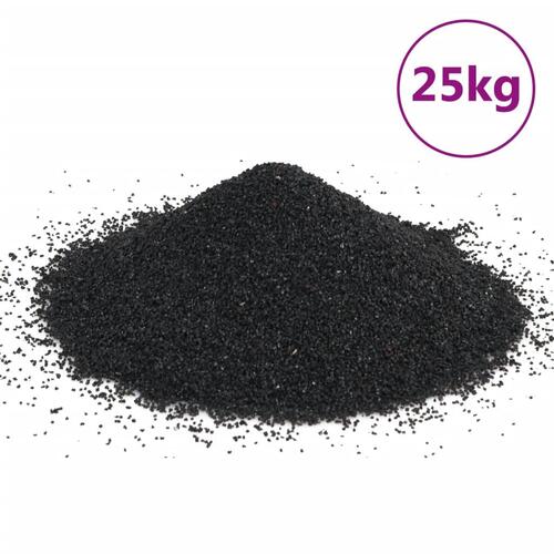 Akvariesand 25 kg 0,2-2 mm sort