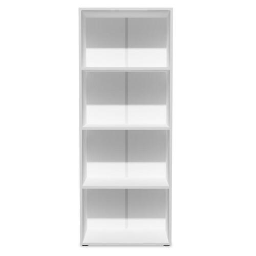 Boghylde spånplade 60x31x155 cm hvid