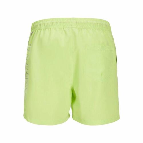 Børne Badetøj Jack & Jones Jjswim Double Logo Ly Lysegrøn 110-116 cm
