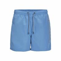 Børne Badetøj Jack & Jones Jpstfiji Jjswim Double Logo Blå 110-116 cm