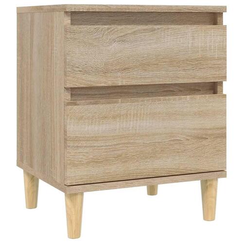 Sengebord 40x35x50 cm sonoma-eg