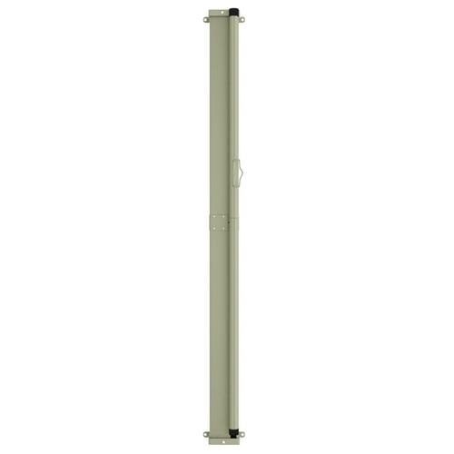 Sammenrullelig sidemarkise til terrassen 160x300 cm cremefarvet
