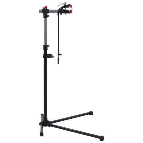 Reparationsstativ til cykler 104 x 68 x (110-190) cm stål sort