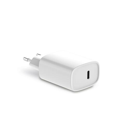 Vægoplader KSIX Power Delivery Hvid 25 W