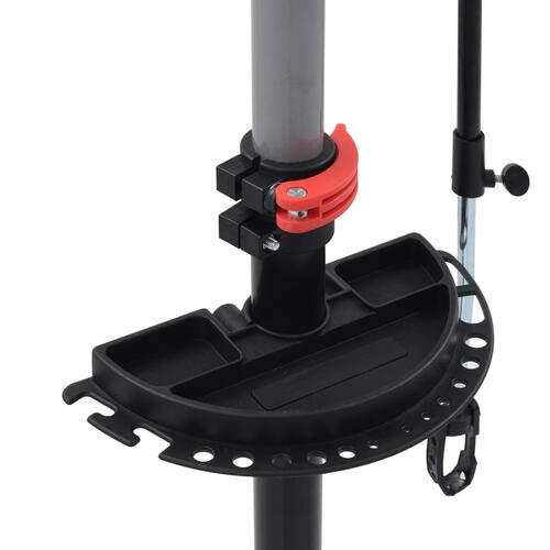 Reparationsstativ til cykler 104 x 68 x (110-190) cm stål sort