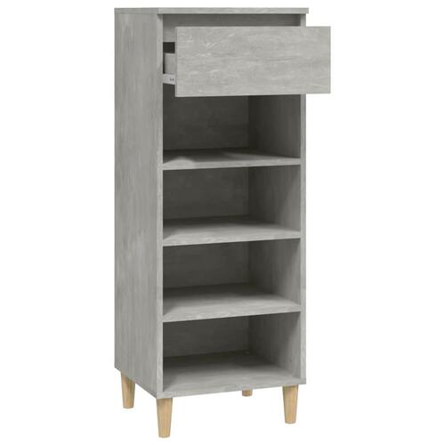 Skoreol 40x36x105 cm konstrueret træ betongrå
