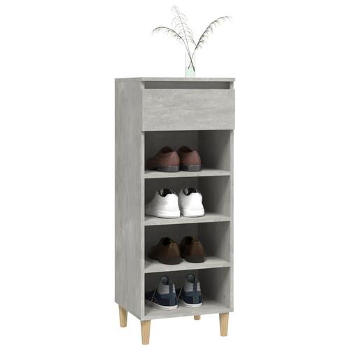 Skoreol 40x36x105 cm konstrueret træ betongrå