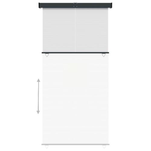 Sidemarkise til altan 145x250 cm cremefarvet