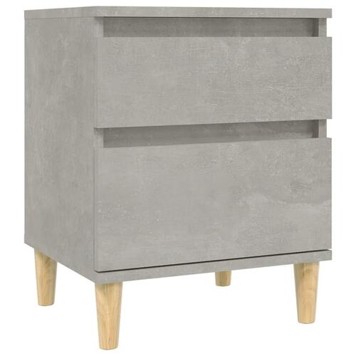 Sengebord 40x35x50 cm betongrå