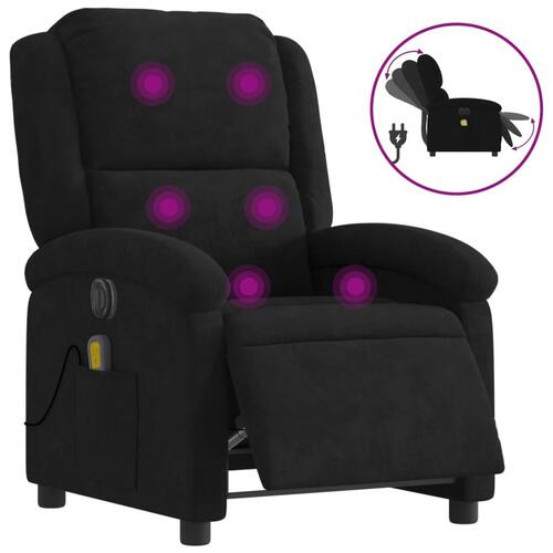Massagestol velour sort