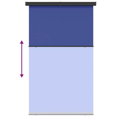 Sidemarkise til altan 145x250 cm blå