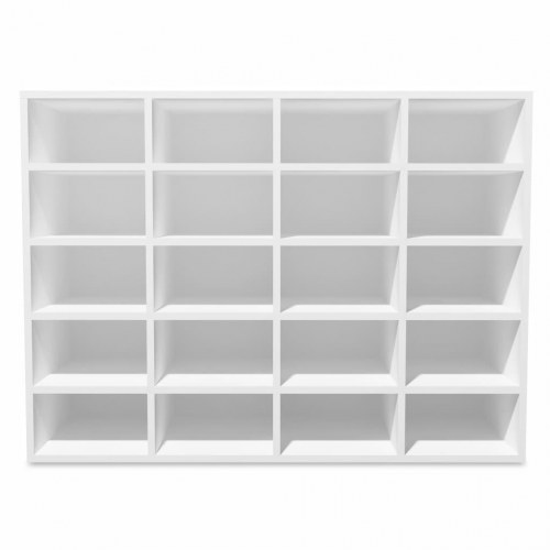 Skoreol 92x30x67,5 cm konstrueret træ hvid