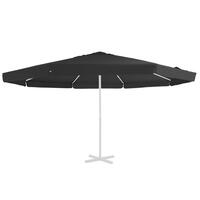 Udskiftningsdug til parasol 500 cm sort