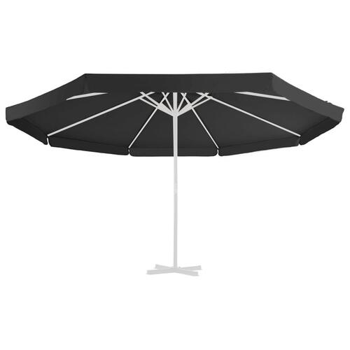 Udskiftningsdug til parasol 500 cm sort