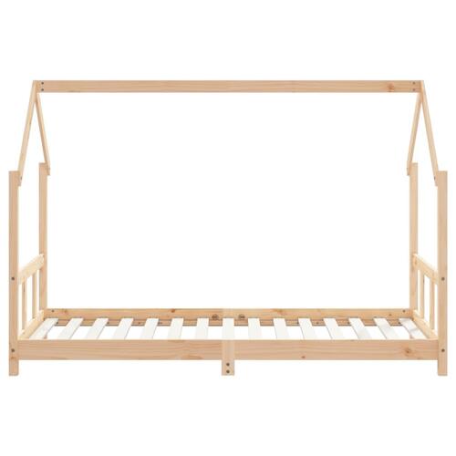 Sengeramme til juniorseng 90x190 cm massivt fyrretræ