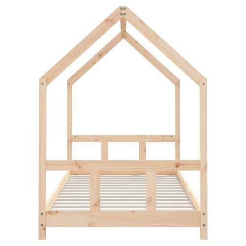 Sengeramme til juniorseng 90x190 cm massivt fyrretræ