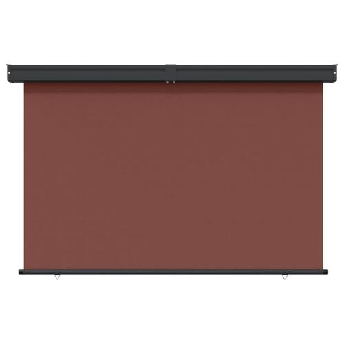 Sidemarkise til altan 145x250 cm brun