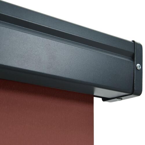 Sidemarkise til altan 145x250 cm brun