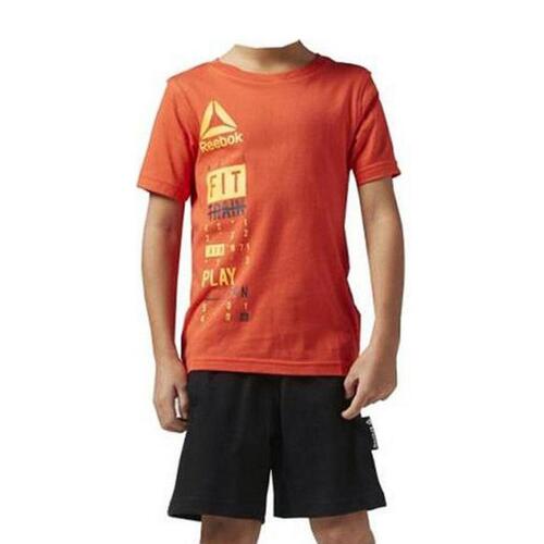 Sportstøj til Børn Reebok B ES SS Orange 5-6 år