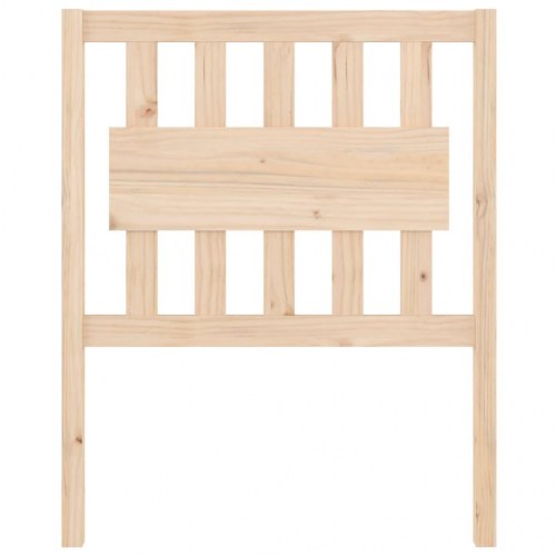 Sengegavl 80,5 × 4 × 100 cm i massivt fyrretræ - natur