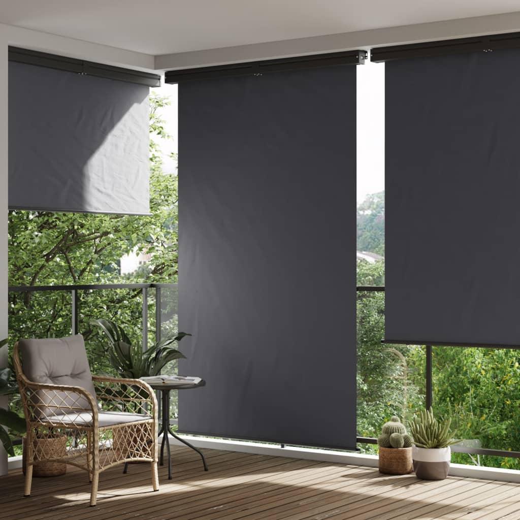 Sidemarkise til altan 175x250 cm sort