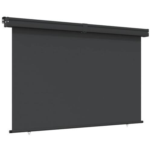 Sidemarkise til altan 175x250 cm sort