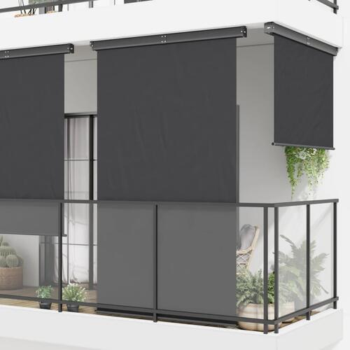 Sidemarkise til altan 175x250 cm sort