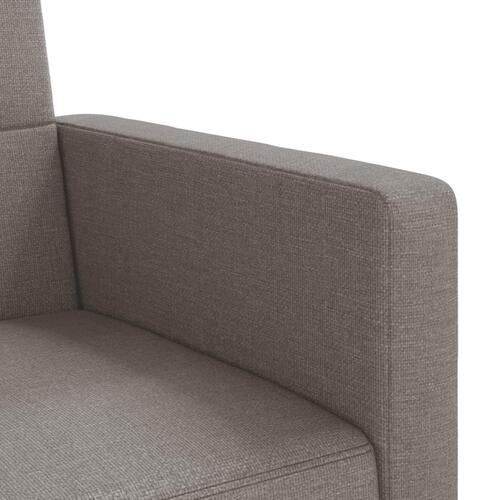 Sovesofa med hynder stof gråbrun